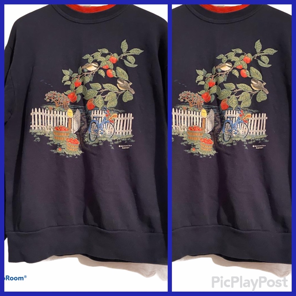 Vintage natures garden by morning son Sweater